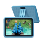 Pritom 10 inch kids tablet with silicone case front view