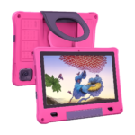Pritom 10.1 inch kids tablet with Android 15 and EVA protective case