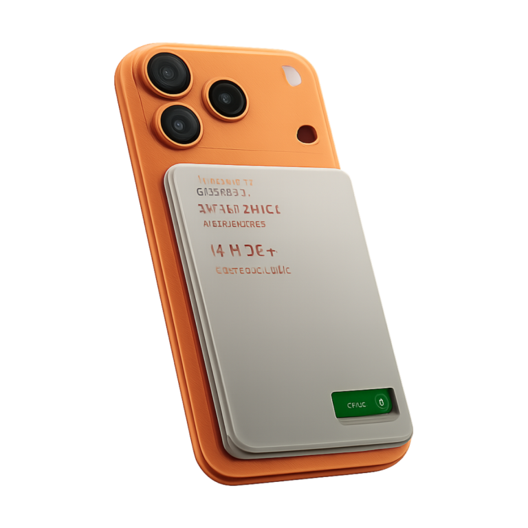 QI 2.1 magnetic wireless powerbank with LCD display front view