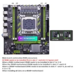 Top view of QIYIDA X79 motherboard with cooling armor