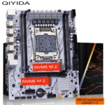 Top view of QIYIDA X99 Micro-ATX motherboard with LGA 2011-3 socket