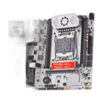 Front view of QIYIDA X99 motherboard set with Xeon E5 2630 V4 CPU and 16GB DDR4 ECC RAM