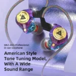 QKZ CK5 FiLe Wired Earphones with Mic & Noise Cancel - Image 2