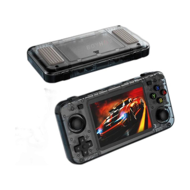 R36H Retro handheld console front view with 3.5 inch IPS screen