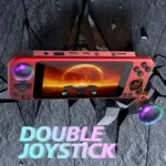 Back view of R50PRO metal handheld retro game console