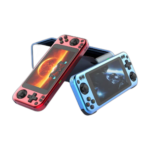R50PRO handheld game console with 5 inch touchscreen front view