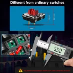 Side view of REDRAGON 5.5mm mechanical keyboard switches