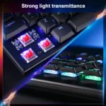 REDRAGON mechanical keyboard switches showing tactile and linear types