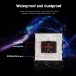 Detailed shot of REDRAGON 3Pin RGB mechanical switch for gaming keyboards