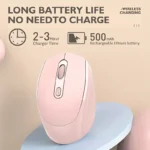 Rechargeable Dual Mode BT 5.2 Silent Mouse - Image 4