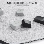 Close-up of Redragon BK7114 tactile scissors switch keys