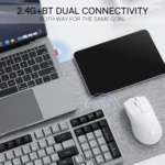 Redragon BK7114 compact portable wireless keyboard on desk