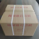 Top view of remanufactured Canon LaserJet LBP 2900 printer with paper loaded