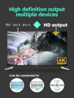 Player using wireless motion controller to play interactive game