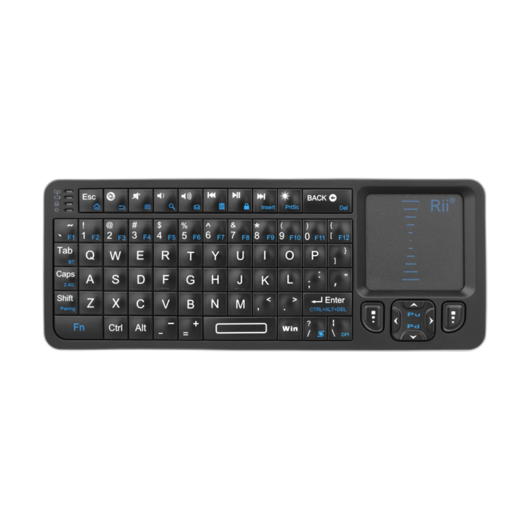 Rii K06 mini wireless backlit keyboard with touchpad and IR learning function