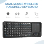 Rii K06 Mini Wireless Backlit Keyboard with Touchpad - Image 2
