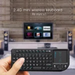 Rii X1 mini keyboard connected via USB receiver