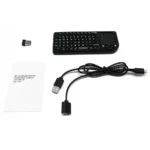 Rii X1 wireless keyboard with included USB charging cable