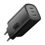 Rocoren 65W GaN USB-C fast charger with dual USB-C and USB-A ports