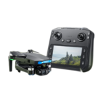 S-X1 Mini Drone with 4K camera and 3-axis gimbal hovering outdoors