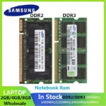 Samsung SO-DIMM DDR3 DDR2 laptop RAM module front view