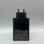 Samsung 65W USB-C fast charger showcasing USB-C and USB-A ports