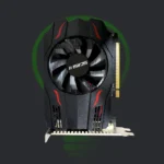 Close-up of SEJISHI RX 560 4GB Radeon RX560 PCIe interface