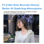 Close-up of lens hood attached to SG Image 25mm F1.8 AF lens