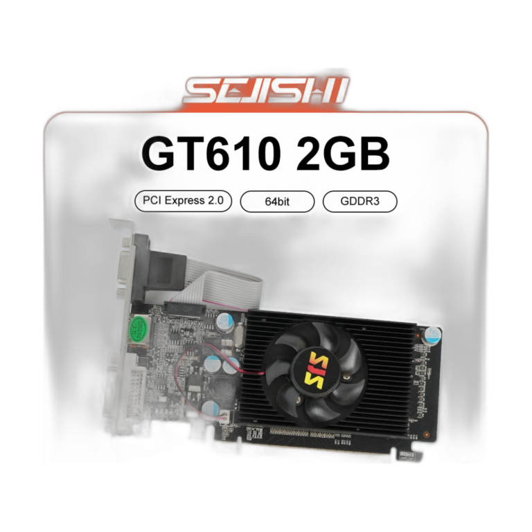 SJS GeForce GT610 2GB GDDR3 graphics card front view