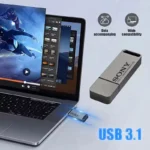 Sony portable USB 3.1 dual-C flash drive compatibility display