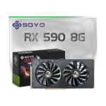 SOYO AMD RX 590 8GB GDDR5 graphics card front view