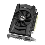 Side view of SOYO R7 350 4GB GDDR5 graphics card showing ports