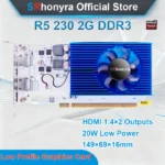 SRhonyra R5 230 2GB low profile graphics card front view