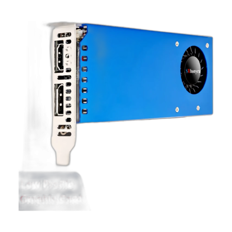 SRhonyra RX550 4GB low profile graphics card front view