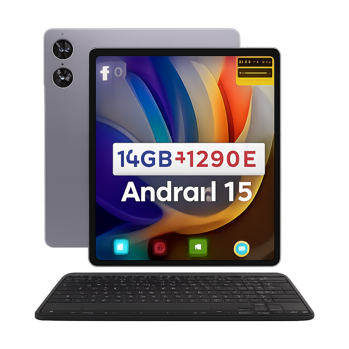 SVITOO Android 15 Tablet 2025 11 Inch Octa-Core CPU 16GB RAM 128GB ROM 8 Hour Battery WiFi 5 BT 5.0 GPS With Keyboard Mouse Case-bg-clean SVITOO 11 inch Android 15 tablet with keyboard and mouse case