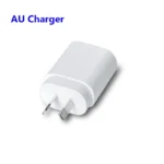 Samsung 25W PD charger side view showing AU plug