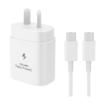 Samsung 25W PD fast charger with AU plug and USB Type-C port