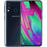Samsung Galaxy A40 rear view showing 25MP camera
