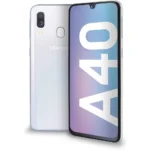 Samsung Galaxy A40 side profile highlighting slim design