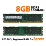 Samsung DDR3 ECC Registered server memory modules in various sizes