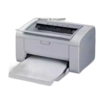 black and white laser printer front view
