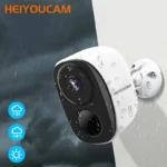 Side angle of 2K battery powered outdoor security camera