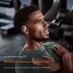 Shokz OpenFit 2+ T921 wireless headset close-up of earbuds
