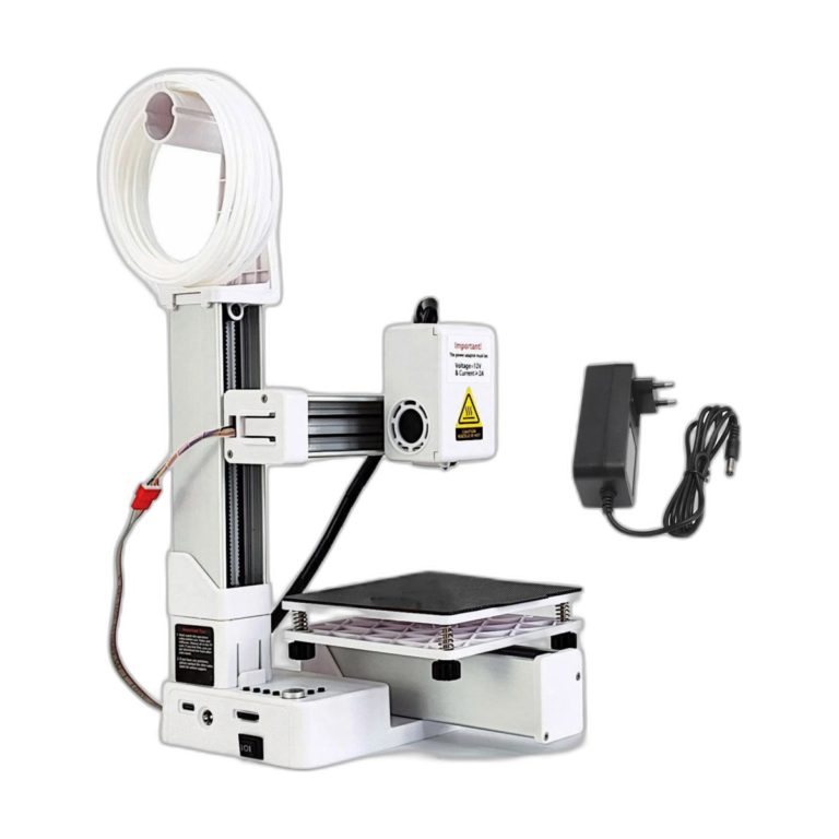 Compact Frequency Division Multiplexing 3D Printer with 100x100x100mm build volume