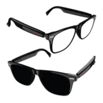 Wearable eyeglasses featuring AI voice assistant and remote photo control