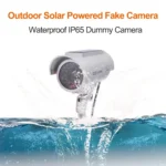Solar Fake Security Camera with Flashing LED & Adjustable Mount - Image 5