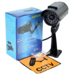 Solar Fake Security Camera with Flashing LED & Adjustable Mount - Image 6