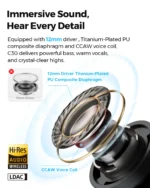 SOUNDPEATS C30 Wireless Earbuds with Hybrid ANC & LDAC - Image 3