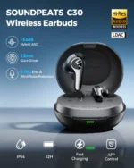 SOUNDPEATS C30 Wireless Earbuds with Hybrid ANC & LDAC - Image 6