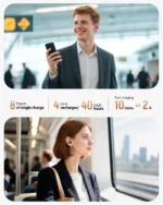 SoundPEATS Clip1 Open-Ear Wireless Earbuds with Dolby Audio - Image 4